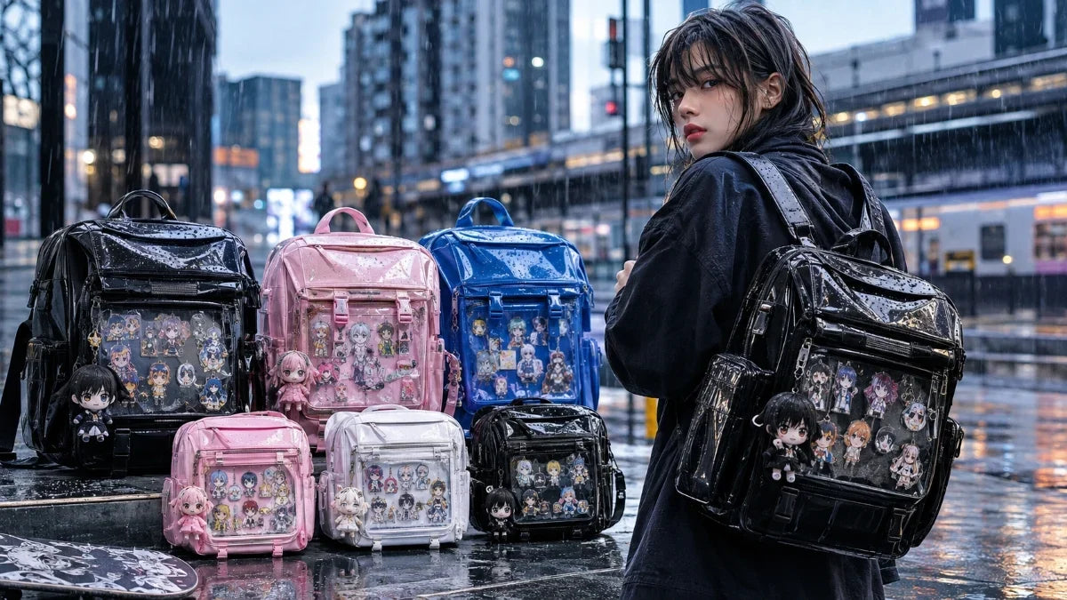 How Do Ita Bag vs Regular Backpacks Differ in Design? Window, Panel, Display