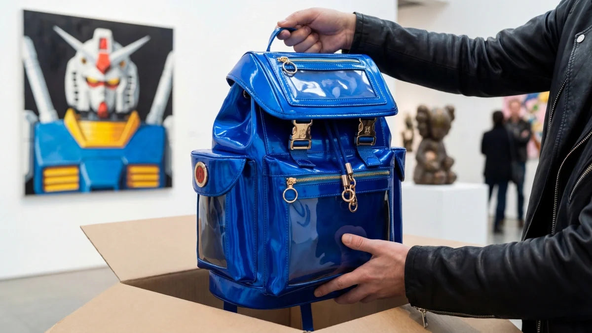 blue ita backpack outfits