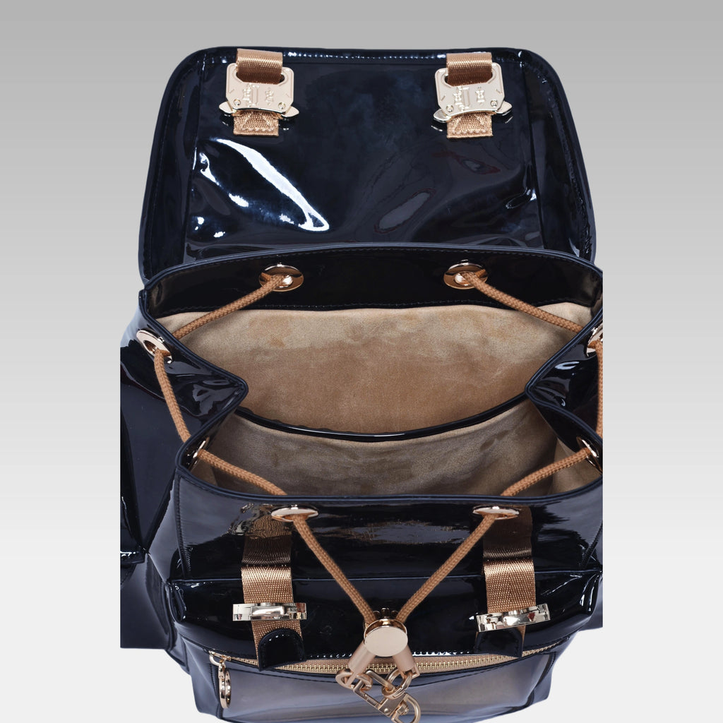 Cyberpunk Ita Backpack Glossy Black