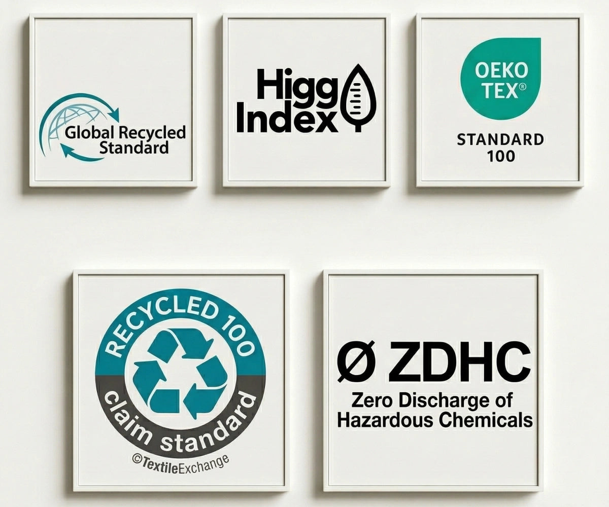 With certifications of Global Recycled Standard, OEKO TEX Standard 100, Higg Index, Recycled 100 Claim Standard, and ZDHC Zero Discharge of Hazardous Chemicals, Ita Bag Co's itabags are prooven environmental friendly.